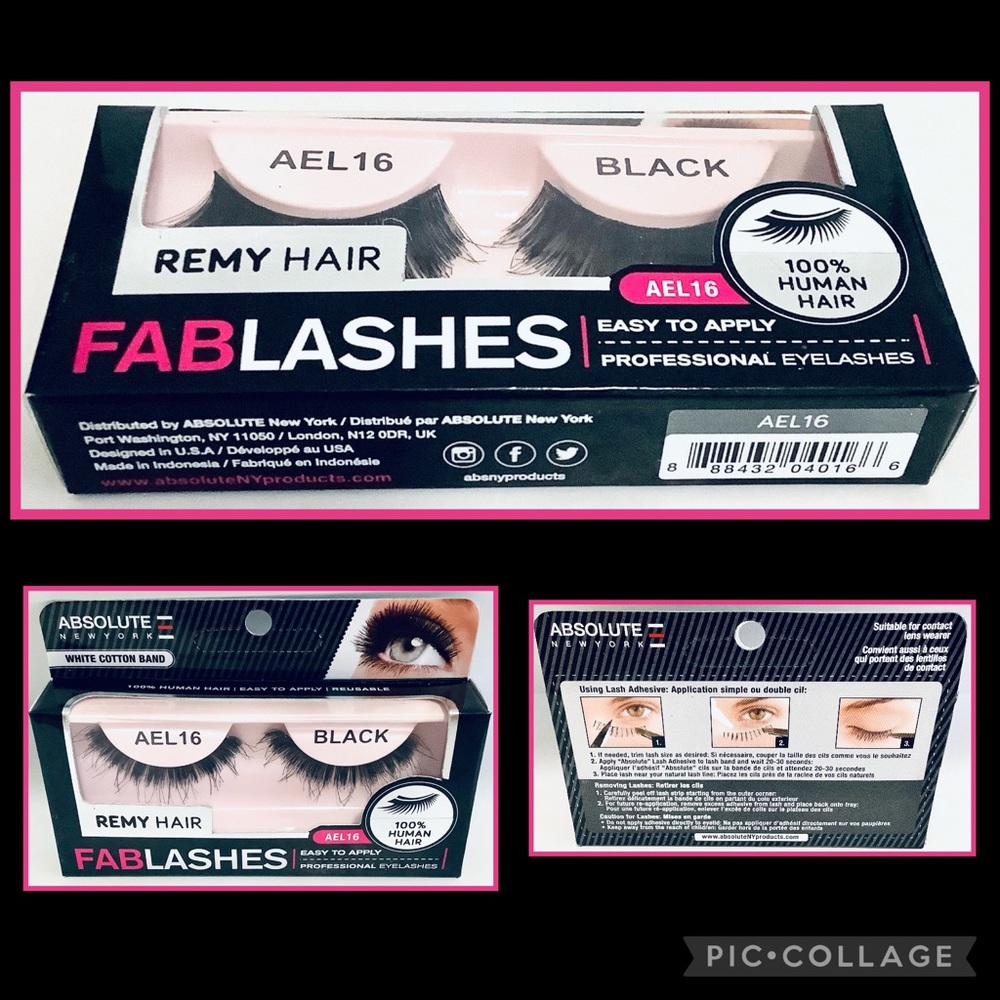 💕5/$15 NEW Absolute New York Fab Lashes💕